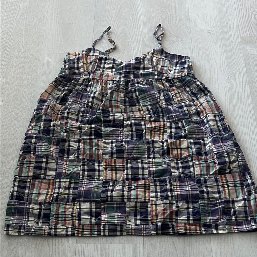 Lucky Brand Multicolor Plaid mini dress with pockets